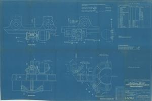 Primary view of object titled 'Main Engine Turning Gear Arrangement [Engine Room]'.