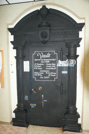 Primary view of object titled '1861 Cass County Courthouse Vault'.