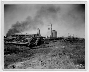 [Looking toward the grain elevator after the 1947 Texas City Disaster]