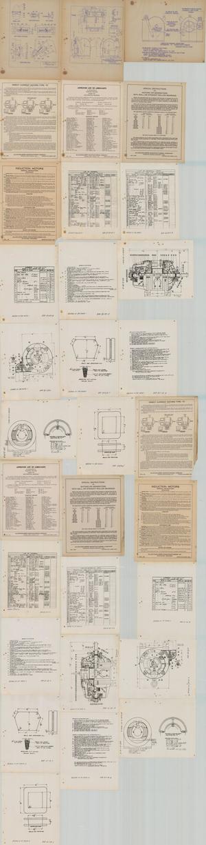 Primary view of object titled 'Laundry machinery manual including blueprints'.