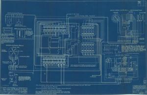 Equipment wiring diagram 110V. Enclosed, single SW. control panel, vacuum tube follow-up