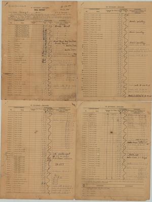 Primary view of object titled 'Hull report "B" division boilers (4 pages)'.