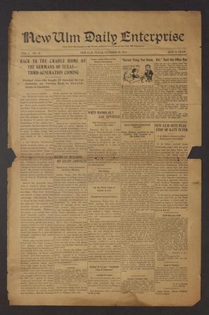 New Ulm Daily Enterprise (New Ulm, Tex.), Vol. 2, No. 40, Ed. 1 Thursday, October 30, 1913