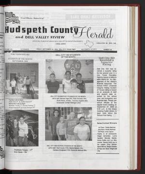 Primary view of object titled 'Hudspeth County Herald and Dell Valley Review (Dell City, Tex.), Vol. 49, No. 56, Ed. 1 Friday, September 24, 2004'.