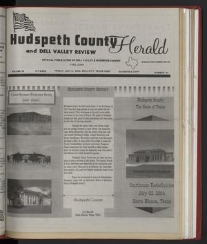 Primary view of object titled 'Hudspeth County Herald and Dell Valley Review (Dell City, Tex.), Vol. 48, No. 45, Ed. 1 Friday, July 9, 2004'.