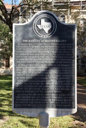 The Rangers of Austin's Colony THC Marker