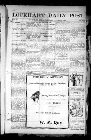 Lockhart Daily Post. (Lockhart, Tex.), Vol. 1, No. 122, Ed. 1 Wednesday, June 26, 1901