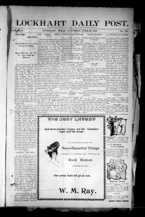 Lockhart Daily Post. (Lockhart, Tex.), Vol. 1, No. 124, Ed. 1 Saturday, June 29, 1901