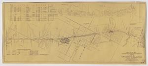 Primary view of object titled 'Right of Way and Track Map The Chicago, Rock Island, and Gulf Railway CO. Operated by the C. R. I. & G. RY. CO. Main Line Fort Worth to Dallas, Texas'.