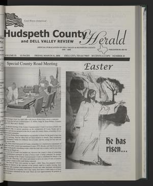 Primary view of object titled 'Hudspeth County Herald and Dell Valley Review (Dell City, Tex.), Vol. 52, No. 25, Ed. 1 Friday, March 21, 2008'.