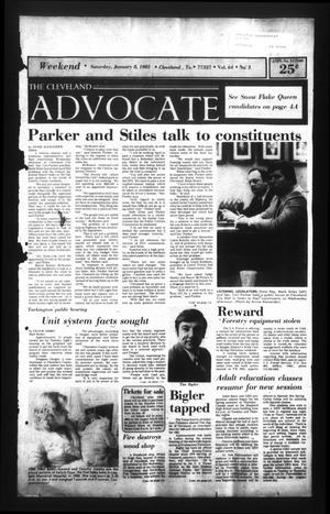 Primary view of object titled 'The Cleveland Advocate (Cleveland, Tex.), Vol. 64, No. 3, Ed. 1 Saturday, January 8, 1983'.