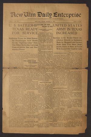 New Ulm Daily Enterprise (New Ulm, Tex.), Vol. 4, No. 154, Ed. 1 Friday, March 13, 1914