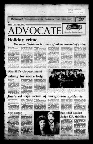 Primary view of object titled 'The Cleveland Advocate (Cleveland, Tex.), Vol. 63, No. 97, Ed. 1 Saturday, December 4, 1982'.
