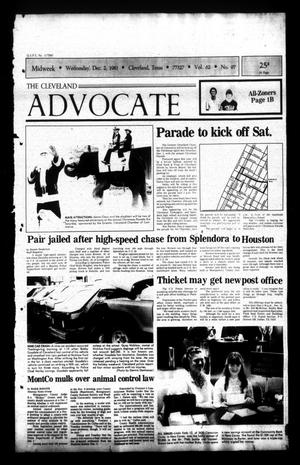 The Cleveland Advocate (Cleveland, Tex.), Vol. 62, No. 97, Ed. 1 Wednesday, December 2, 1981