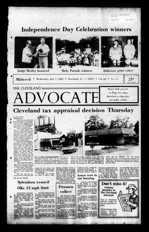 The Cleveland Advocate (Cleveland, Tex.), Vol. 63, No. 55, Ed. 1 Wednesday, July 7, 1982