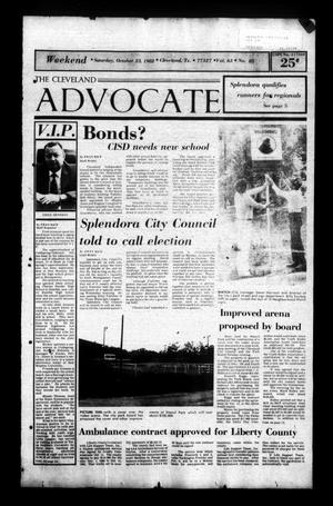 The Cleveland Advocate (Cleveland, Tex.), Vol. 63, No. 85, Ed. 1 Saturday, October 23, 1982