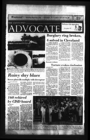 Primary view of object titled 'The Cleveland Advocate (Cleveland, Tex.), Vol. 64, No. 25, Ed. 1 Saturday, March 26, 1983'.