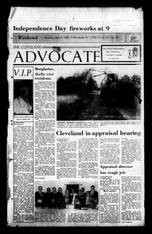 The Cleveland Advocate (Cleveland, Tex.), Vol. 63, No. 54, Ed. 1 Saturday, July 3, 1982