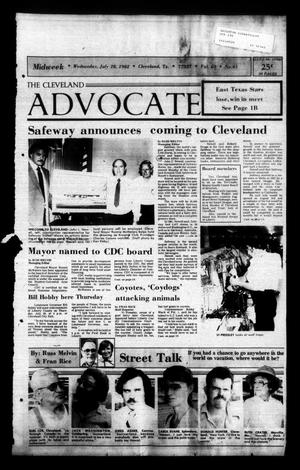 The Cleveland Advocate (Cleveland, Tex.), Vol. 63, No. 61, Ed. 1 Wednesday, July 28, 1982