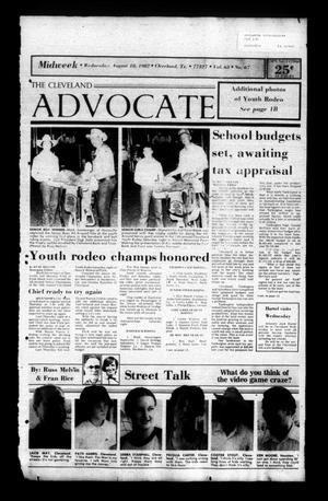 The Cleveland Advocate (Cleveland, Tex.), Vol. 63, No. 67, Ed. 1 Wednesday, August 18, 1982