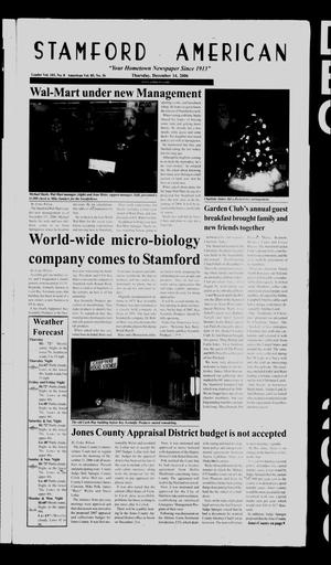 Primary view of object titled 'Stamford American (Stamford, Tex.), Vol. 85, No. 36, Ed. 1 Thursday, December 14, 2006'.