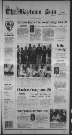 Primary view of object titled 'The Baytown Sun (Baytown, Tex.), Vol. 88, No. 43, Ed. 1 Tuesday, February 12, 2008'.