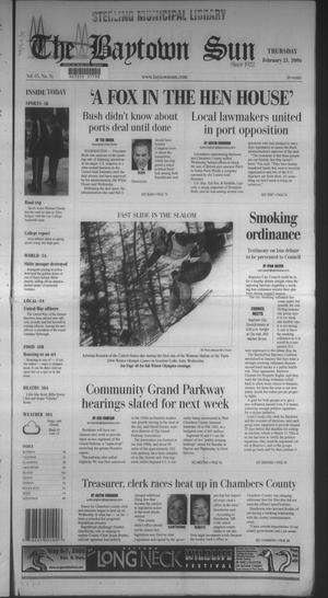 The Baytown Sun (Baytown, Tex.), Vol. 85, No. 76, Ed. 1 Thursday, February 23, 2006