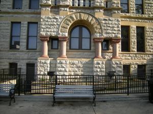 [Benches Outside Courthouse]
