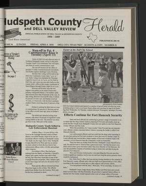 Hudspeth County Herald and Dell Valley Review (Dell City, Tex.), Vol. 54, No. 21, Ed. 1 Friday, April 9, 2010