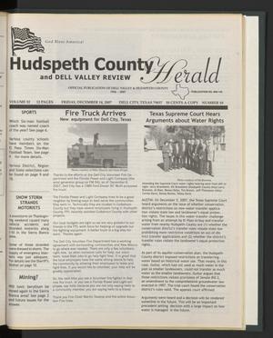 Hudspeth County Herald and Dell Valley Review (Dell City, Tex.), Vol. 52, No. 11, Ed. 1 Friday, December 14, 2007