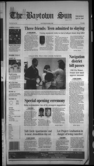 Primary view of object titled 'The Baytown Sun (Baytown, Tex.), Vol. 86, No. 150, Ed. 1 Thursday, April 26, 2007'.