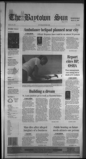 Primary view of object titled 'The Baytown Sun (Baytown, Tex.), Vol. 86, No. 114, Ed. 1 Wednesday, March 21, 2007'.