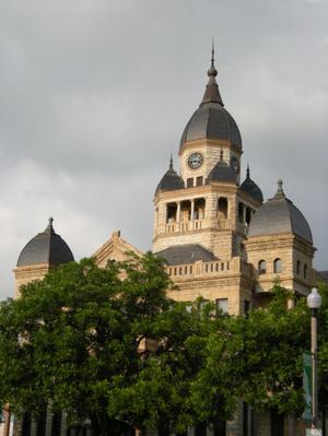 1896 Denton County Courthouse Upper Detail