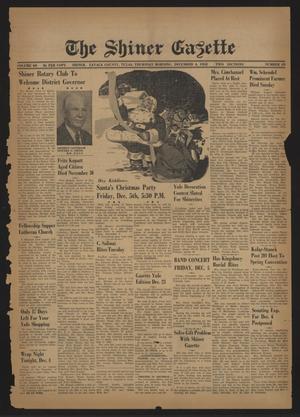 The Shiner Gazette (Shiner, Tex.), Vol. 60, No. 49, Ed. 1 Thursday, December 4, 1952