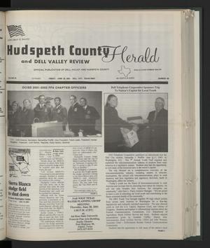 Hudspeth County Herald and Dell Valley Review (Dell City, Tex.), Vol. 44, No. 38, Ed. 1 Friday, June 22, 2001