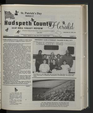 Hudspeth County Herald and Dell Valley Review (Dell City, Tex.), Vol. 47, No. 28, Ed. 1 Friday, March 14, 2003