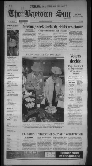 Primary view of object titled 'The Baytown Sun (Baytown, Tex.), Vol. 84, No. 317, Ed. 1 Friday, October 21, 2005'.