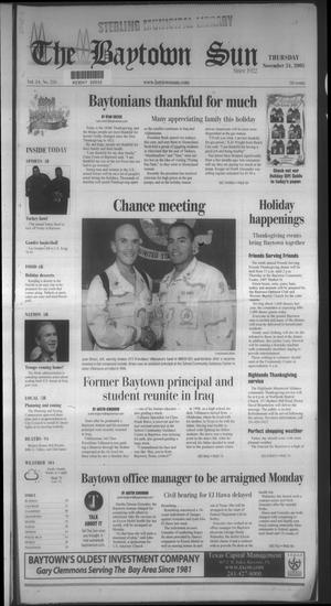 The Baytown Sun (Baytown, Tex.), Vol. 84, No. 350, Ed. 1 Thursday, November 24, 2005