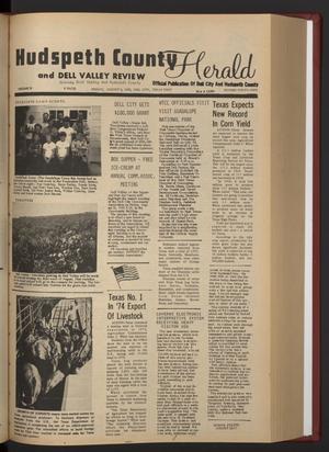 Hudspeth County Herald and Dell Valley Review (Dell City, Tex.), Vol. 19, No. 49, Ed. 1 Friday, August 8, 1975