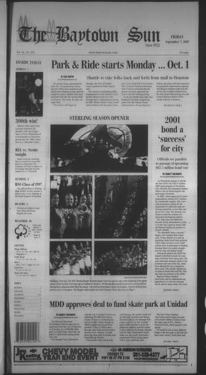 Primary view of object titled 'The Baytown Sun (Baytown, Tex.), Vol. 86, No. 283, Ed. 1 Friday, September 7, 2007'.