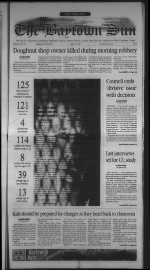 Primary view of object titled 'The Baytown Sun (Baytown, Tex.), Vol. 84, No. 250, Ed. 1 Sunday, August 14, 2005'.