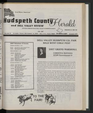 Primary view of object titled 'Hudspeth County Herald and Dell Valley Review (Dell City, Tex.), Vol. 51, No. 206, Ed. 1 Friday, September 14, 2007'.