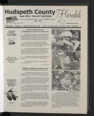 Primary view of object titled 'Hudspeth County Herald and Dell Valley Review (Dell City, Tex.), Vol. 54, No. 7, Ed. 1 Friday, January 1, 2010'.