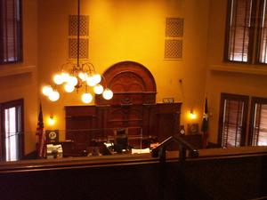 [Courtroom Seen from Balcony]
