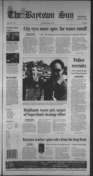 The Baytown Sun (Baytown, Tex.), Vol. 86, No. 316, Ed. 1 Thursday, October 11, 2007