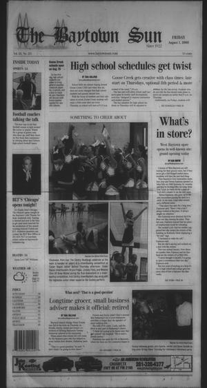 Primary view of object titled 'The Baytown Sun (Baytown, Tex.), Vol. 88, No. 213, Ed. 1 Friday, August 1, 2008'.