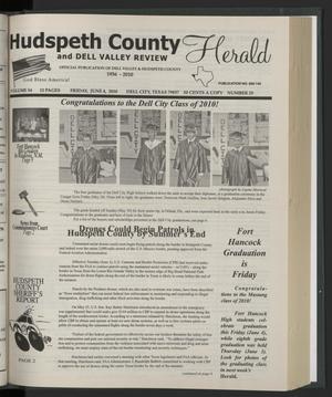 Hudspeth County Herald and Dell Valley Review (Dell City, Tex.), Vol. 54, No. 29, Ed. 1 Friday, June 4, 2010