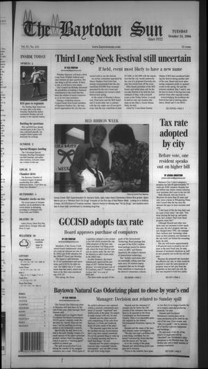 Primary view of object titled 'The Baytown Sun (Baytown, Tex.), Vol. 85, No. 333, Ed. 1 Tuesday, October 24, 2006'.