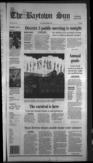 Primary view of object titled 'The Baytown Sun (Baytown, Tex.), Vol. 86, No. 134, Ed. 1 Tuesday, April 10, 2007'.
