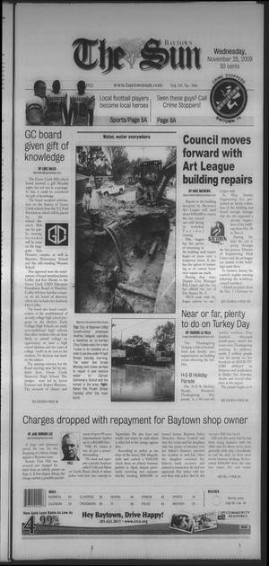 Primary view of object titled 'The Baytown Sun (Baytown, Tex.), Vol. 89, No. 306, Ed. 1 Wednesday, November 25, 2009'.